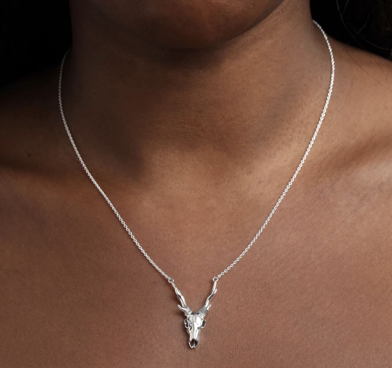 Antler Skull Necklace - Image 3